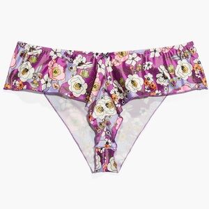 Savage C Fenty Floral Purple Booty Short - 3x
